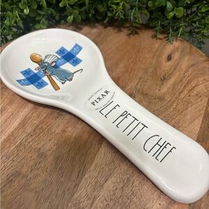 RAE DUNN NWT Pixar Le Petit Chef  ceramic Spoon Rest